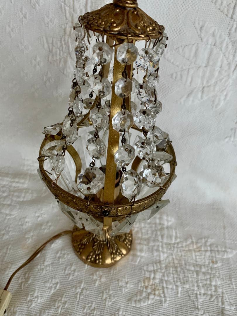 フランスビンテージ/アンティークエンパイアテーブルランプ※シャンデリア※