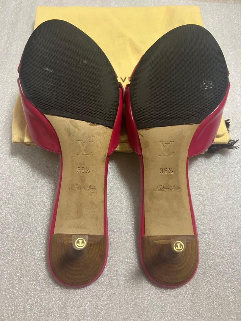 LOUIS VUITTON ピンク フラワー ミュール