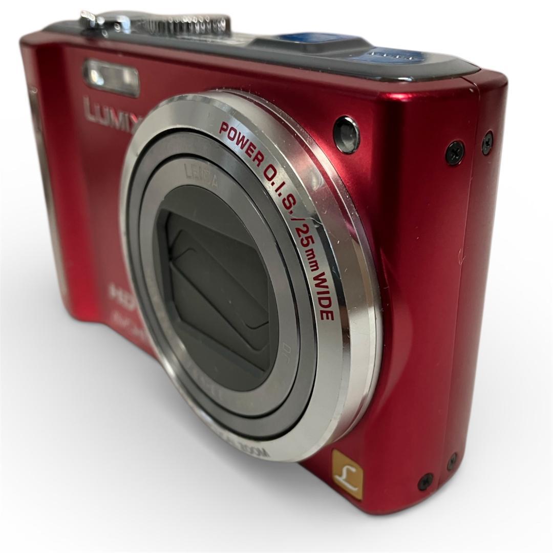 VW【動作確認済】Panasonic LUMIX DMC TZ10　レッド