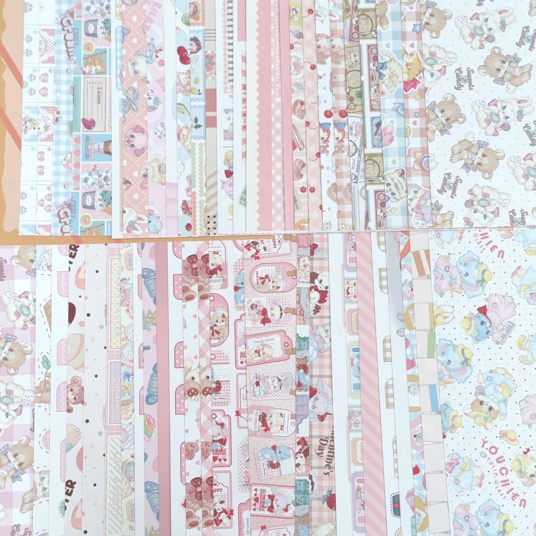 ayyjewel デザインペーパー 大量 まとめ売り トレペ シンプルペーパー