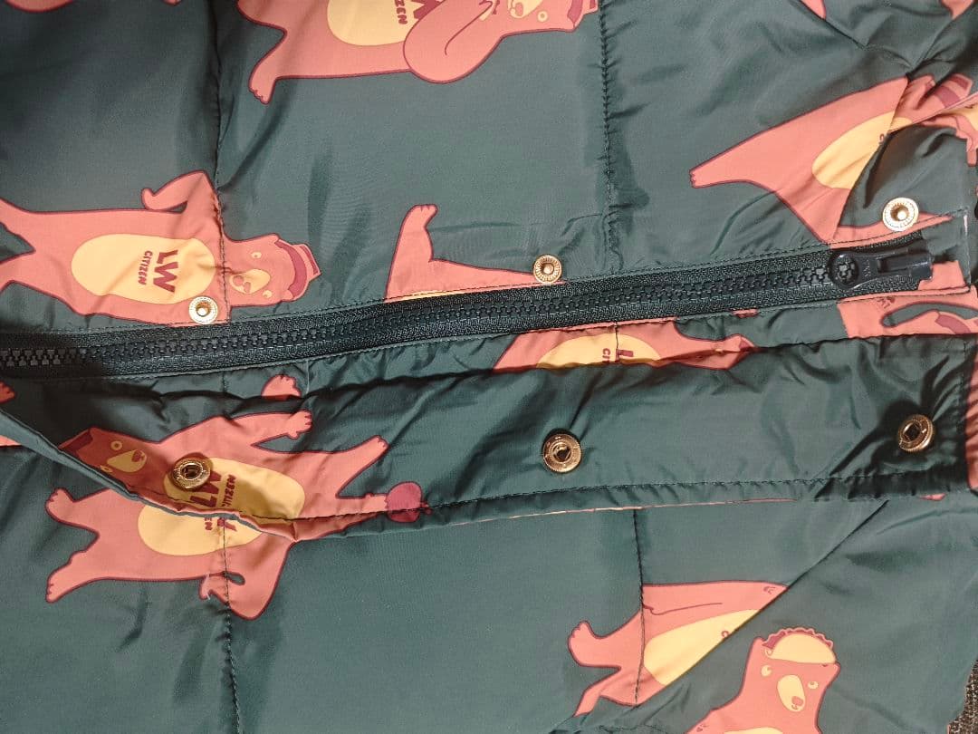 ​【新品】TINYCOTTONS 撥水 くま ジャンプスーツ 12M