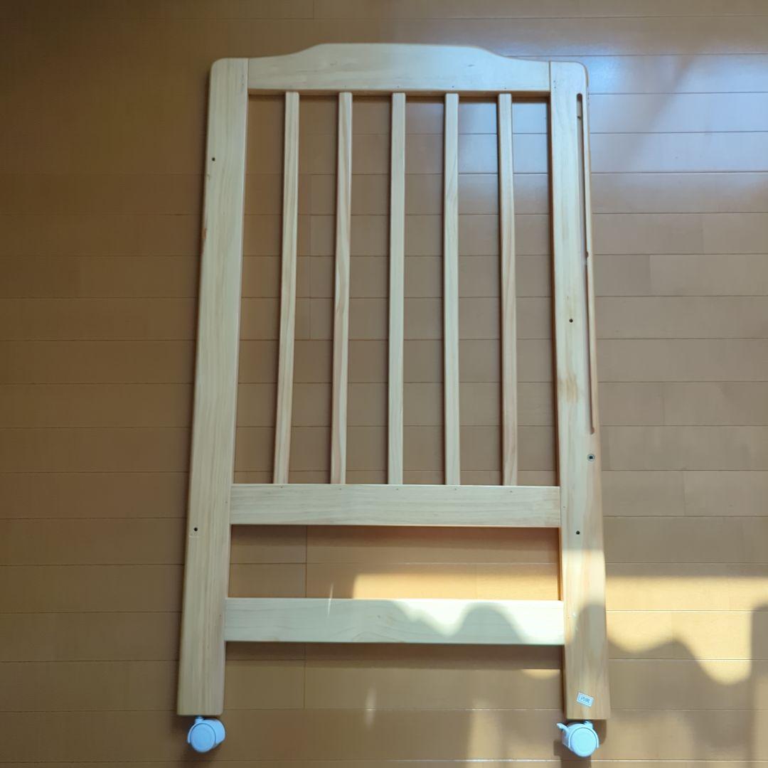 カトージ ベビーベッド ハイシートミニベッド 　ナチュラル