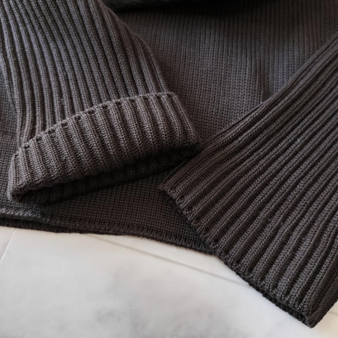 ストーンアイランド 2010AW ウール切替ニットパーカー S イタリア製