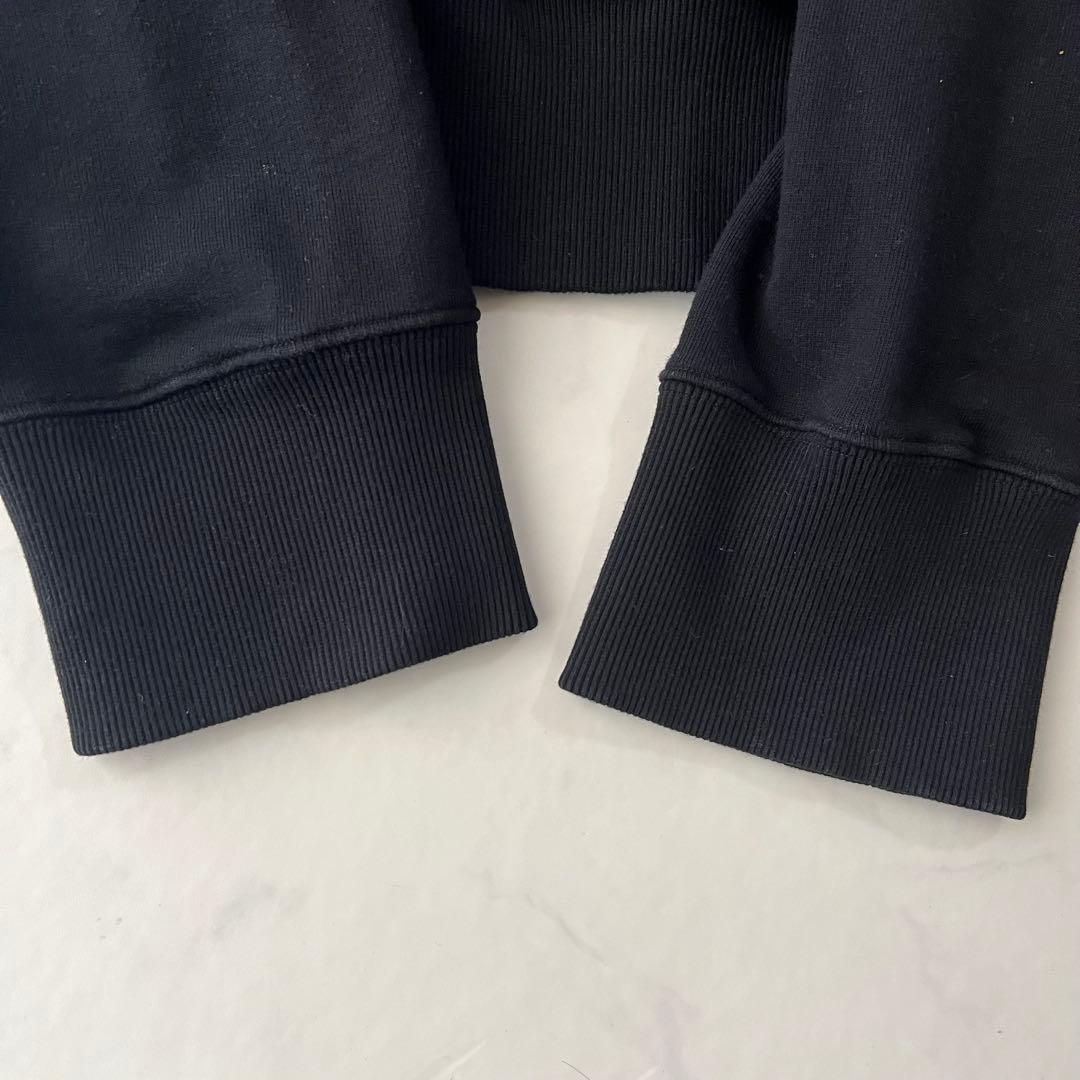 MM6 メゾンマルジェラ スウェット トレーナー ブラック 川口春奈さん着用