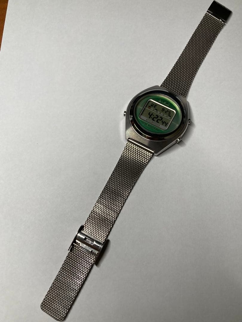 【稼働品】CASIO CASIOTRON TRN-03 グリーン