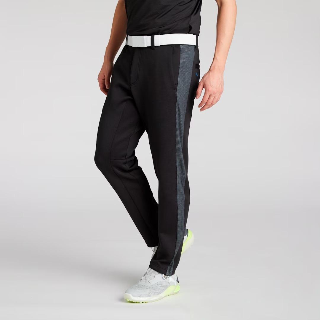 【XL】秋冬 定価14,960円 プーマ ゴルフ ライン カードボードパンツ 黒