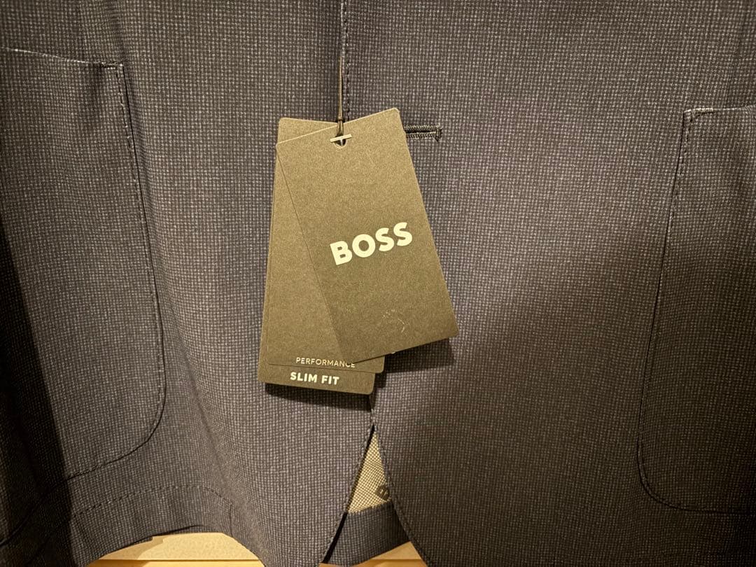 BOSS ネイビービジネスジャケット