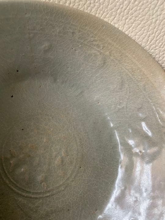 お皿 大皿 李朝古磁 高麗青磁 骨董