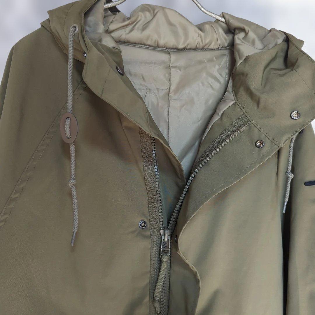 QVC ギブリコレクション 莉子ちゃん モッズコート カポック カーキ