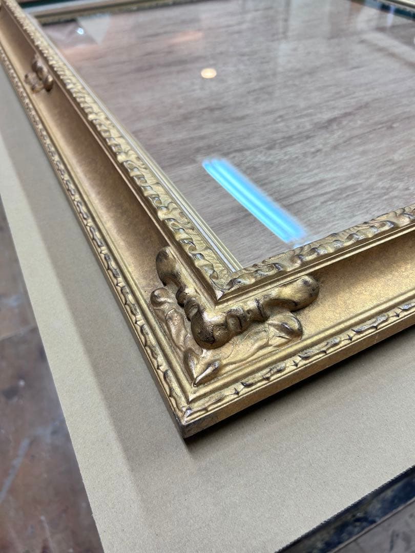 s*命様 ゴールド装飾木製額縁 Ｆ２５