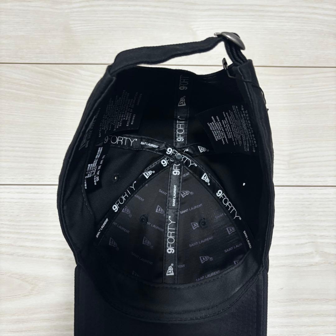 【正規品 新品未使用品タグ付き】YSL サンローラン×ニューエラ コラボキャップ