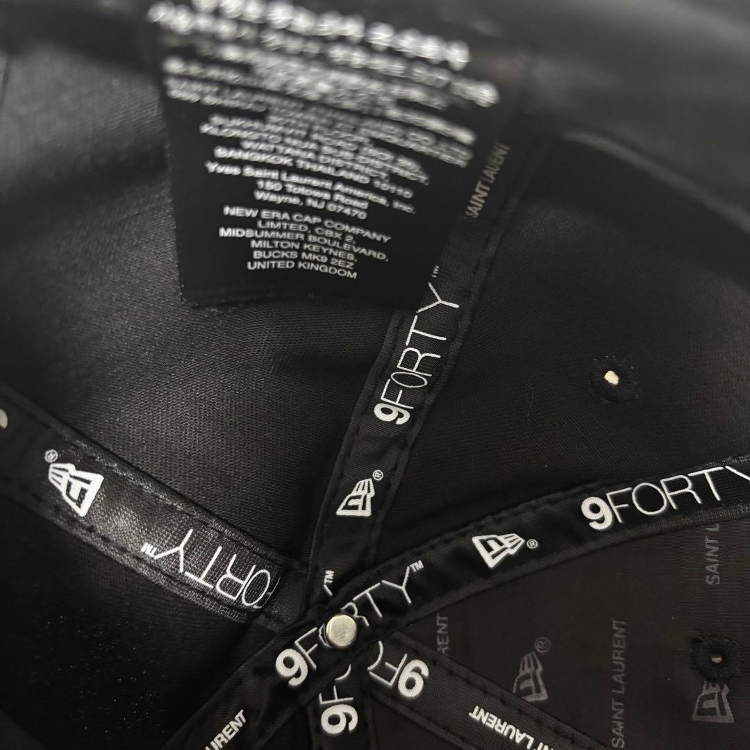 【正規品 新品未使用品タグ付き】YSL サンローラン×ニューエラ コラボキャップ