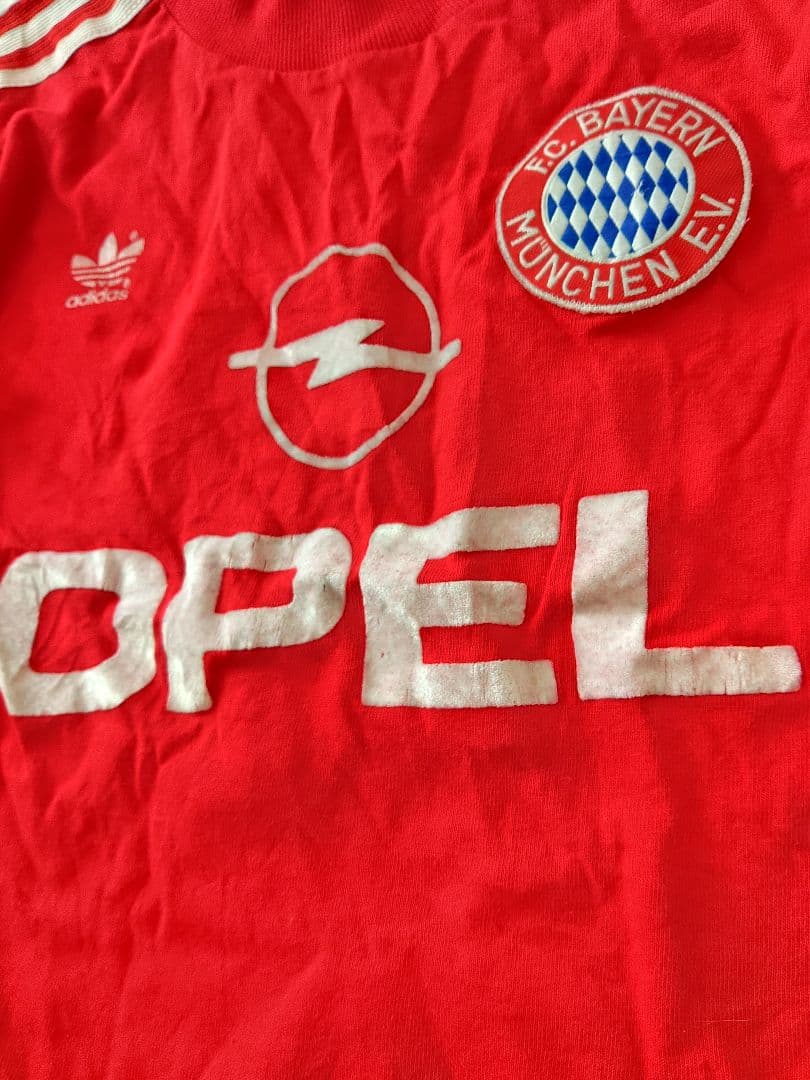 ヴィンテージユニフォームバイエルンミュンヘン長袖No.5アディダス80～90年代