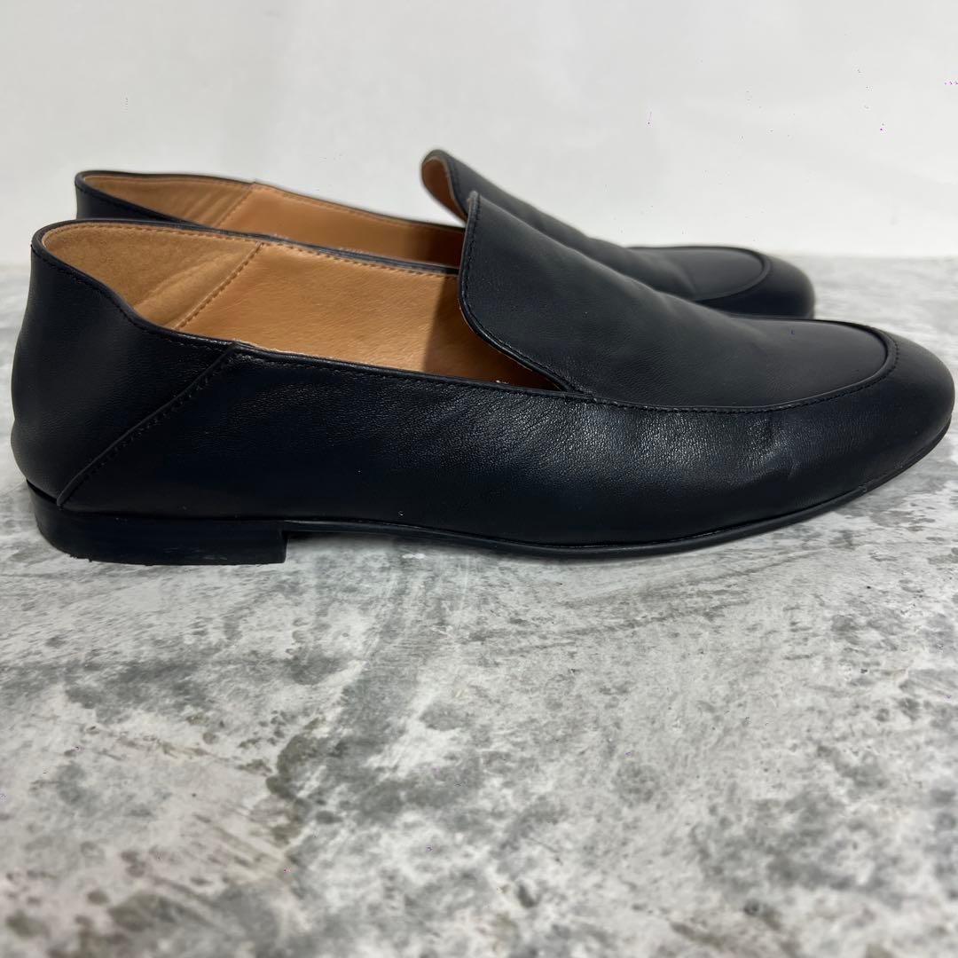 美品　SLOBE IENA スローブイエナ　黒レザー ローファー　23cm