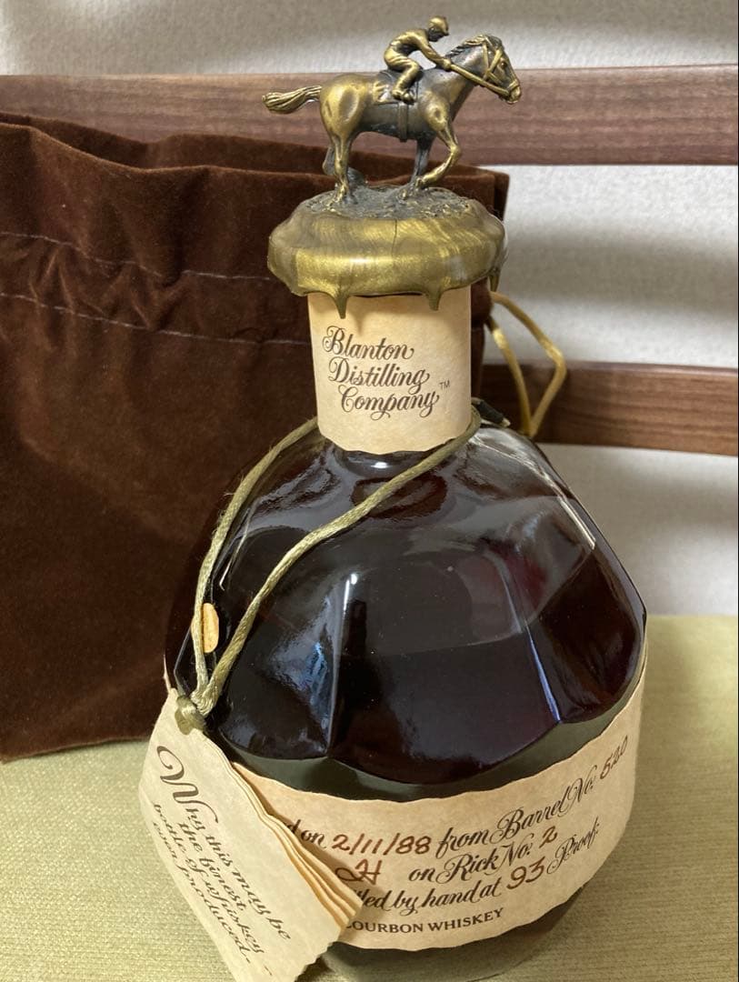 88年　ブラントン シングルバレル バーボンウイスキー