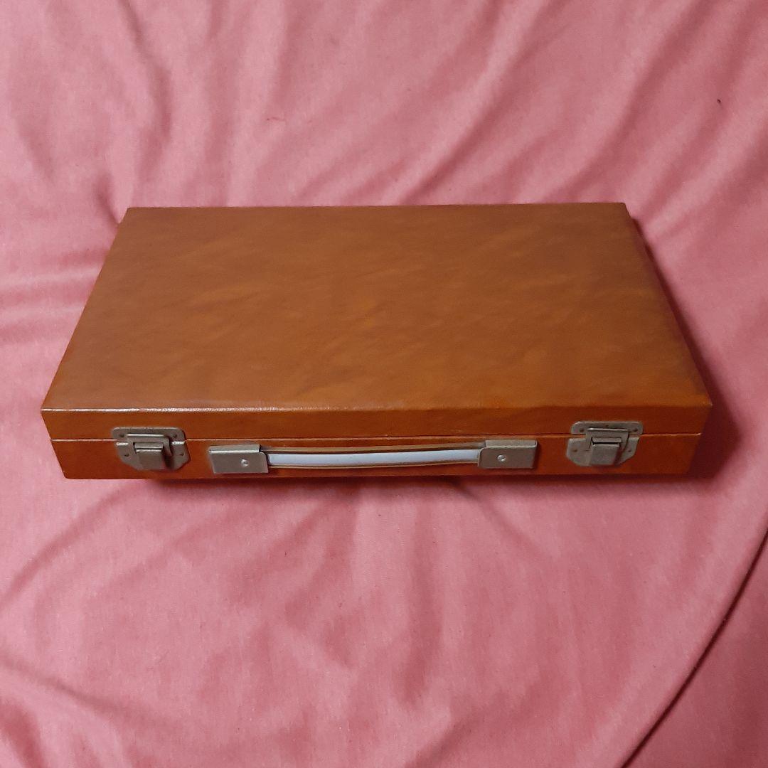 希少ヴィンテージ◆MVC ミズノ丸一 　麻雀牌 ◆背竹模様 　背竹◆ケース付き