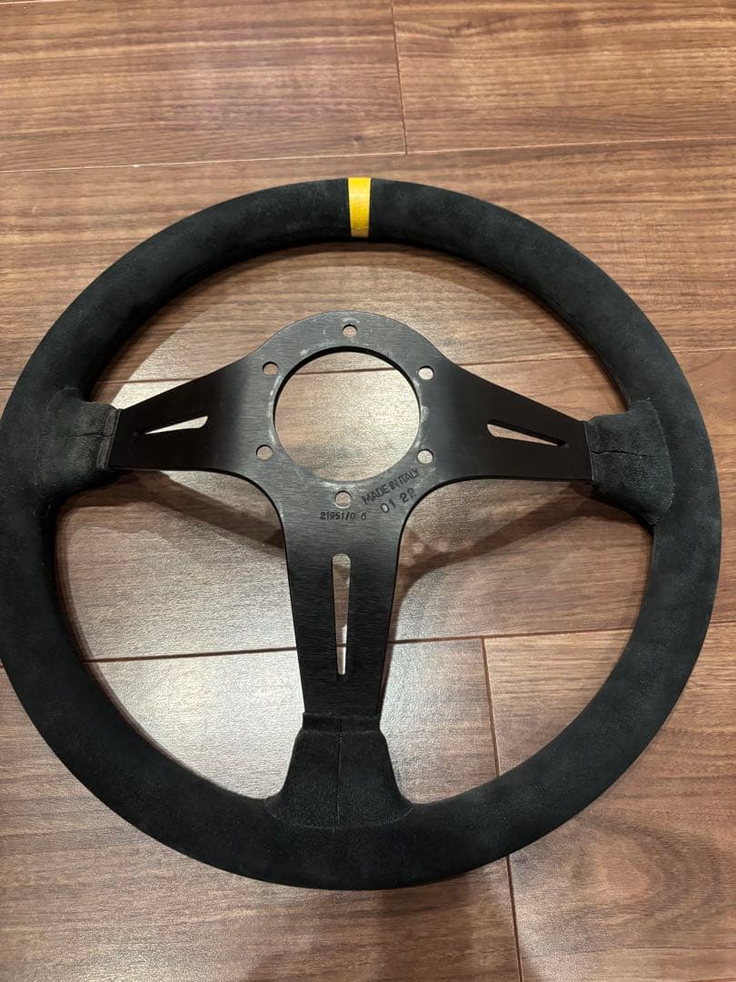 正規品Sabelt スエード ステアリング 本体Φ340 ディープ95mm