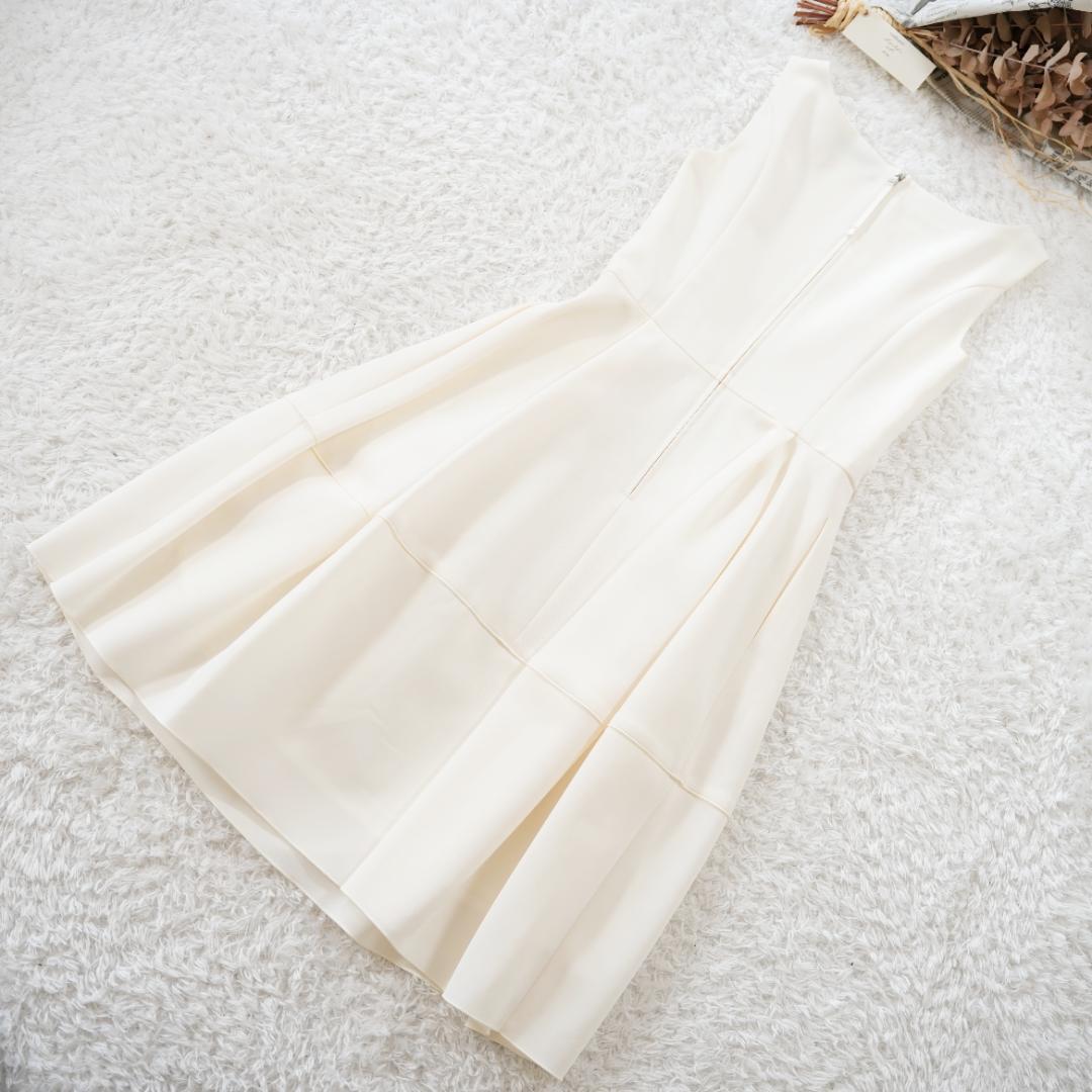 【極美品】FOXEY NEWYORK　ノースリーブワンピース　Aライン　Mサイズ