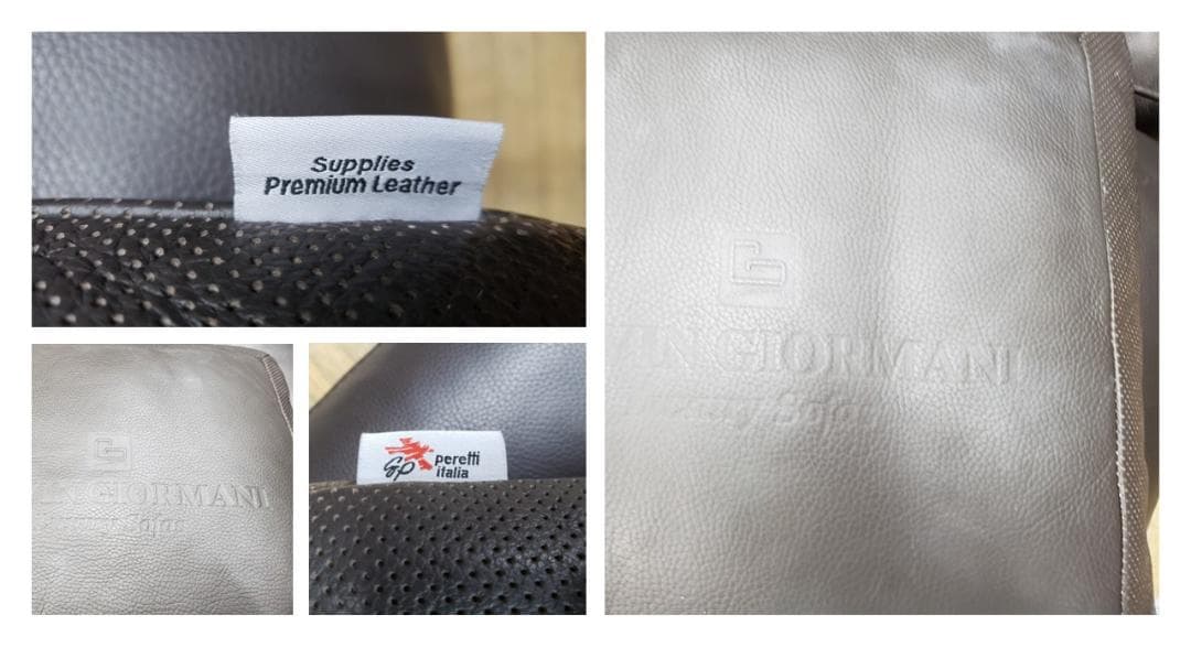 kinoyon 30②L8　美品　ケルビン・ジョルマーニ 本革 ２P＆