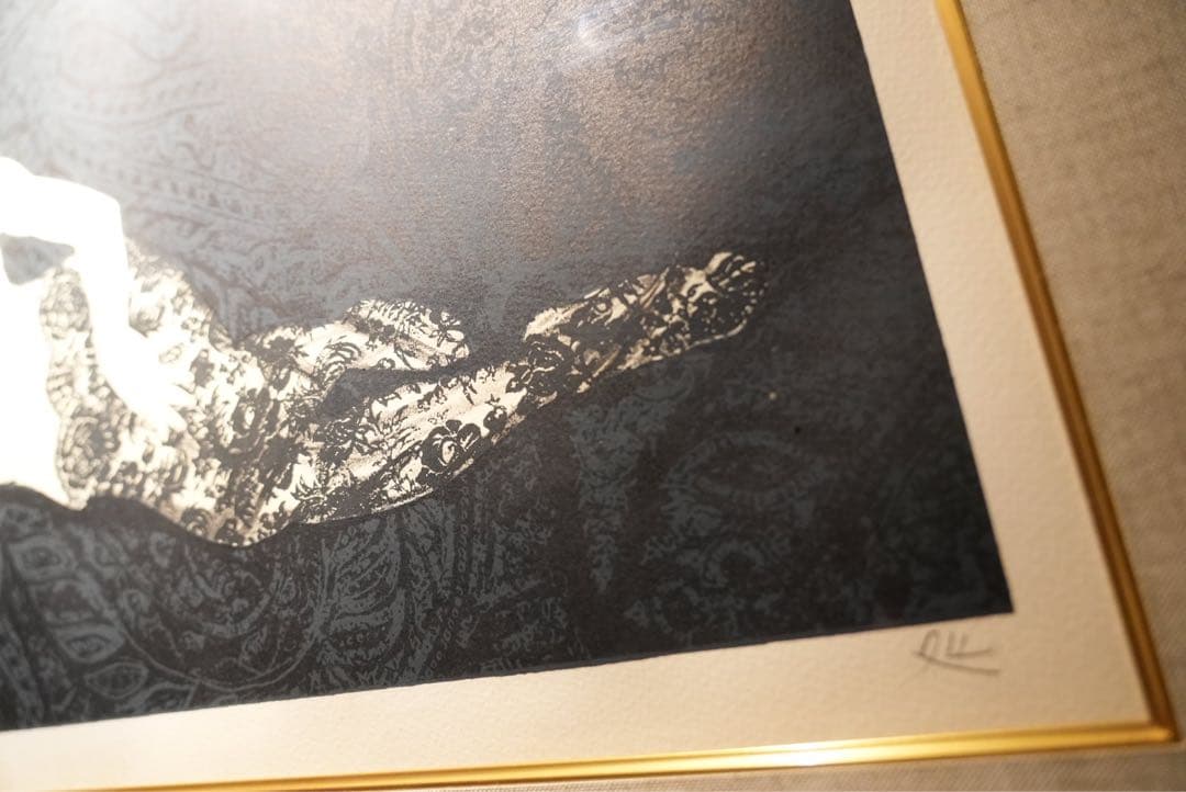 加山又造『レースをまとった人魚』真作希少エディション