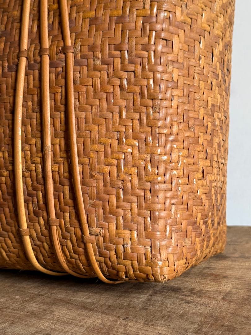 竹かごバッグ 竹籠バッグ 竹細工 竹編みカゴ 買物かご マルシェバッグ