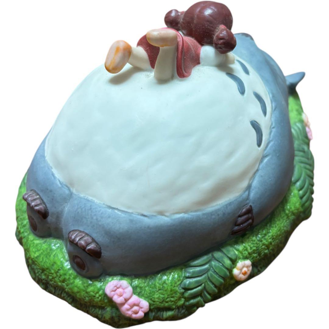 【希少】となりのトトロ 陶器 オルゴール メイちゃん トトロ 昼寝 ジブリ 置物