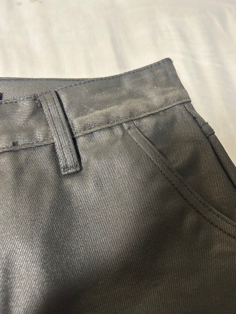 asapmode Stacked Oil Coating Pants Mサイズ