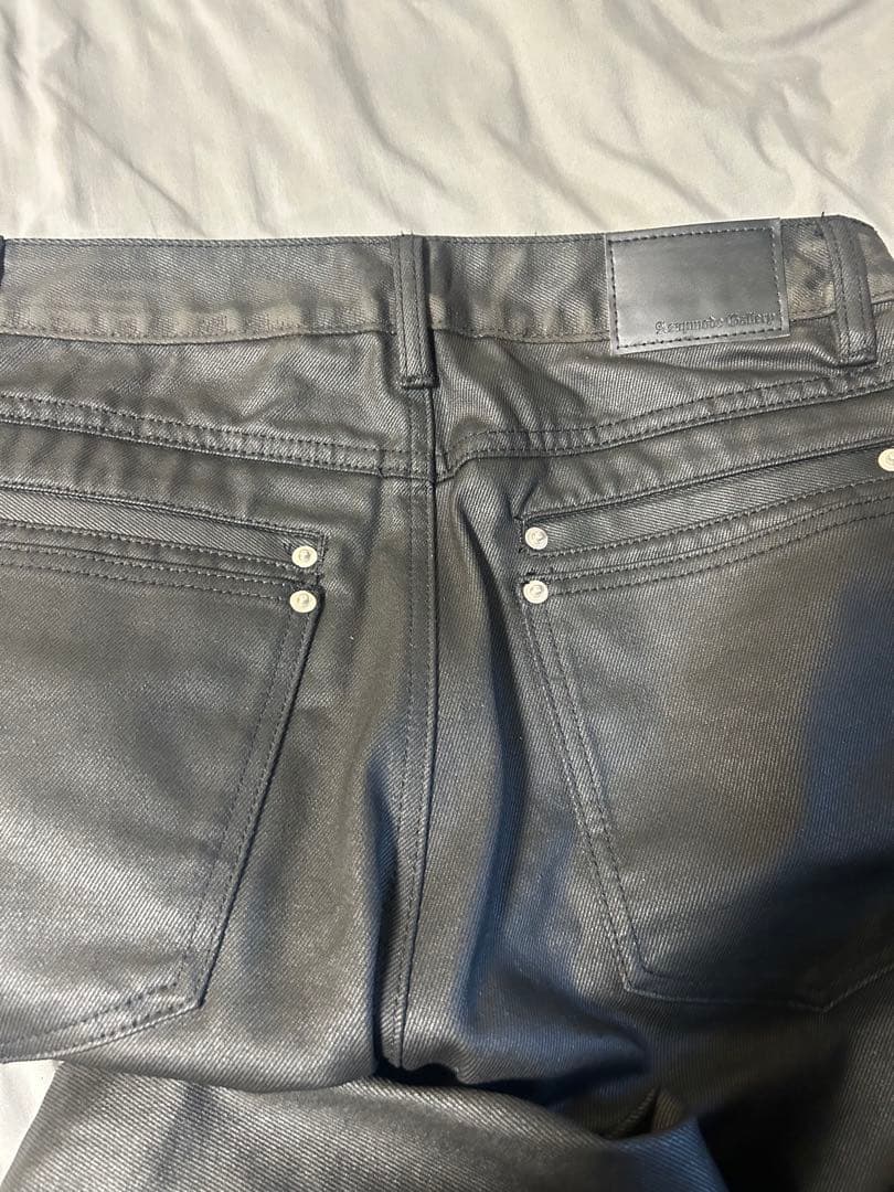 asapmode Stacked Oil Coating Pants Mサイズ