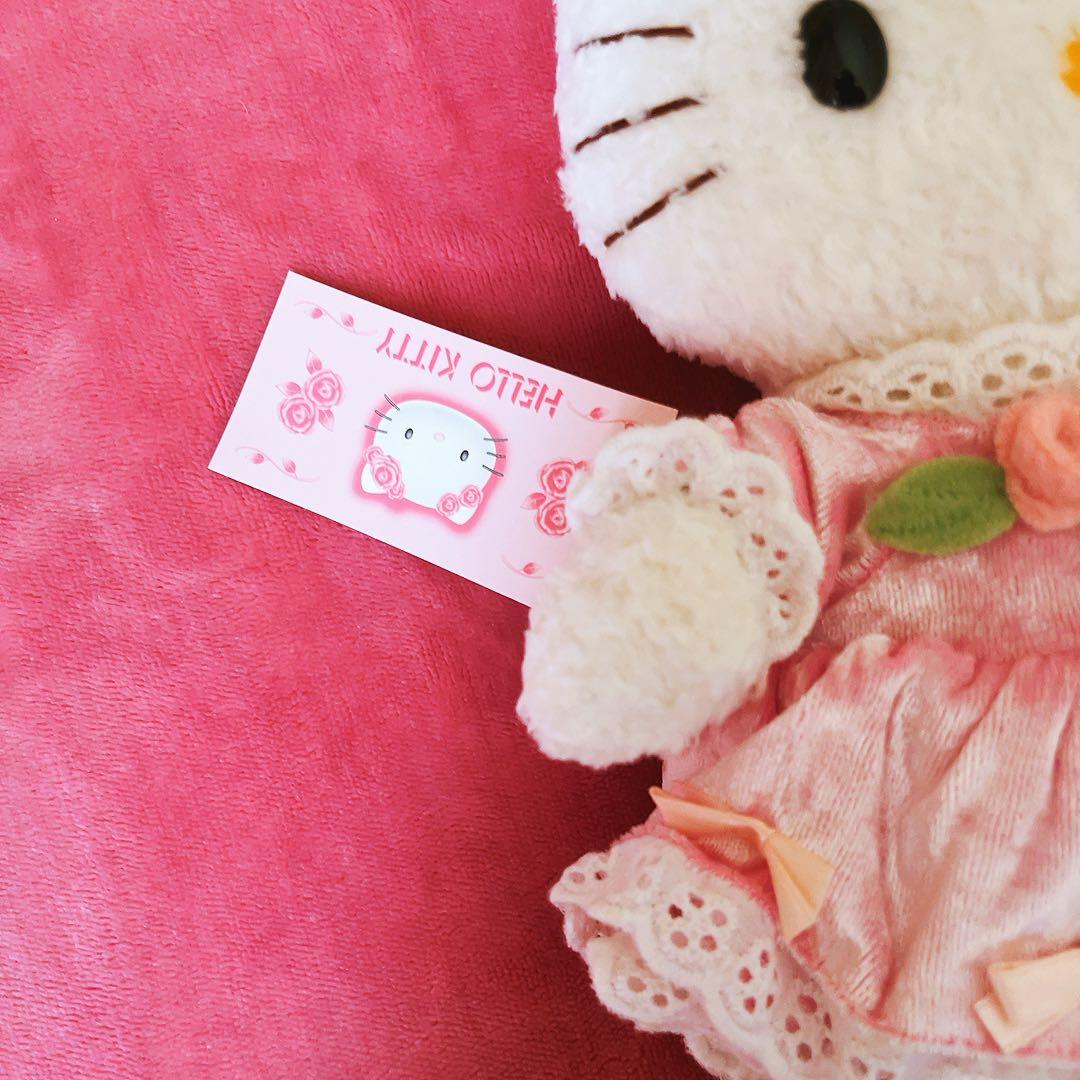 希少レア　ハローキティ　ぬいぐるみ　ノバラ　ローズ　ベルベット　2000 レトロ
