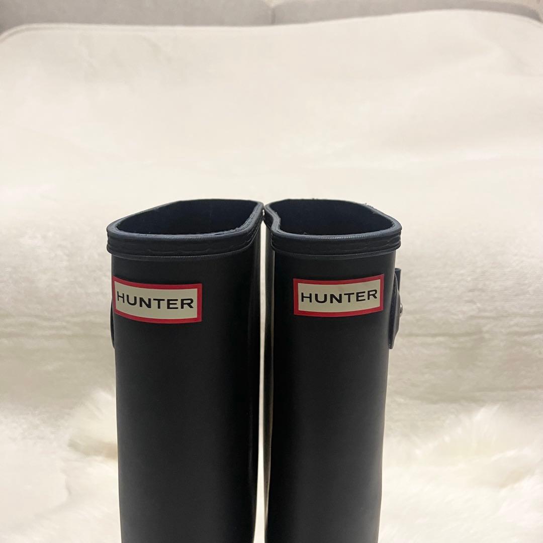 HUNTER ハンター レインブーツ オリジナル トール ネイビー UK6