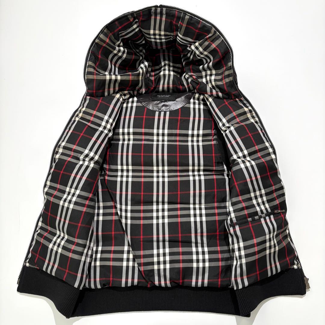 【極美品】BURBERRY BLACK LABEL ダウンベスト チェック M
