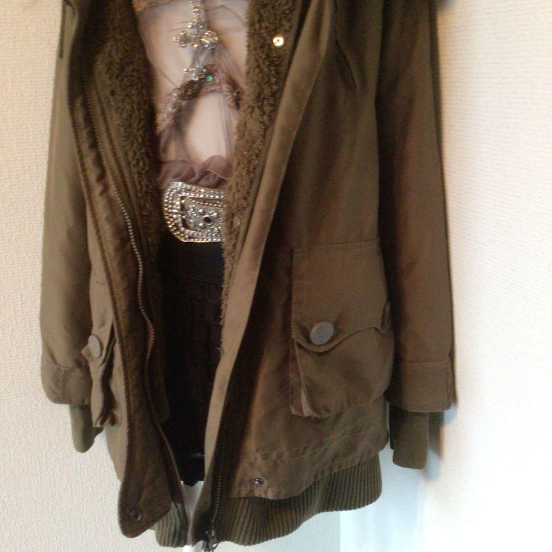 y2k 00s archive グランジファーモッズコート　平成ギャル　お兄系