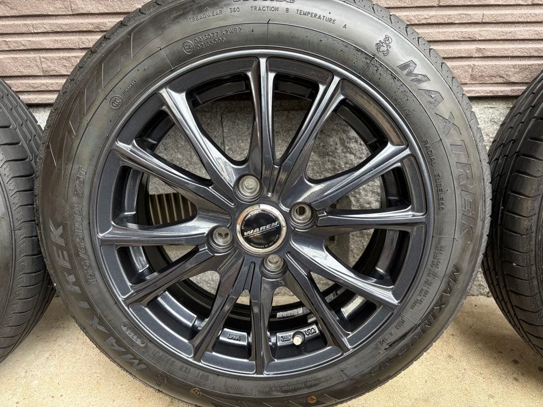 155/65r14 夏タイヤホイールセット4本