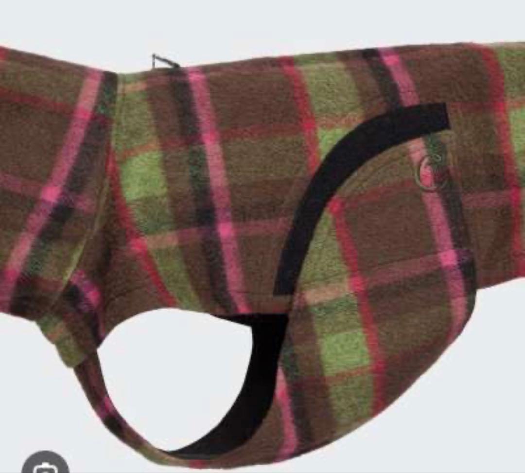 [完売]Cloud7 パウズリビング フリース チェック柄犬服 小型犬用M