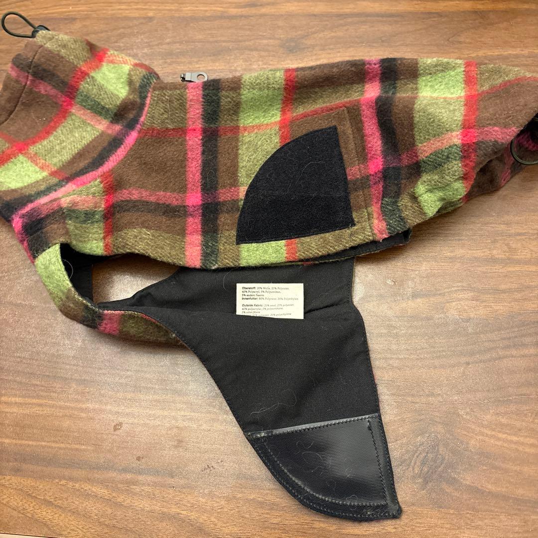 [完売]Cloud7 パウズリビング フリース チェック柄犬服 小型犬用M