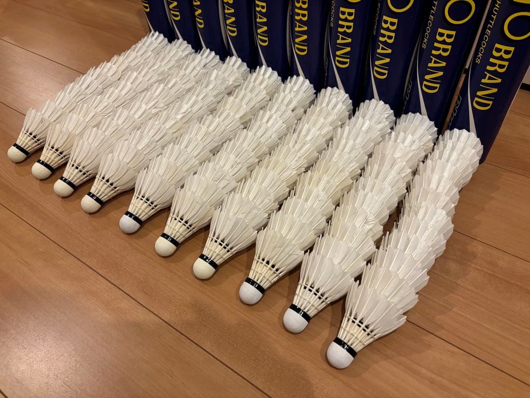 中古バドミントンシャトル 120個