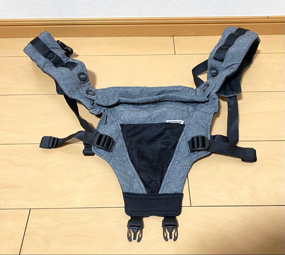 【美品】POLBAN PRIME ポルバン プライム ヒップシート 抱っこひも