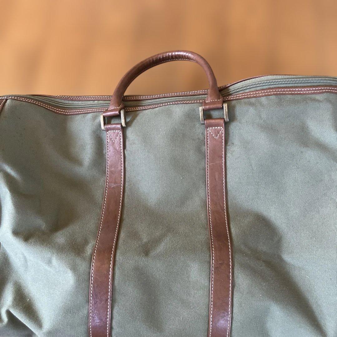 80年代　LUCKY STRIKE ボストンバッグ オリーブグリーン