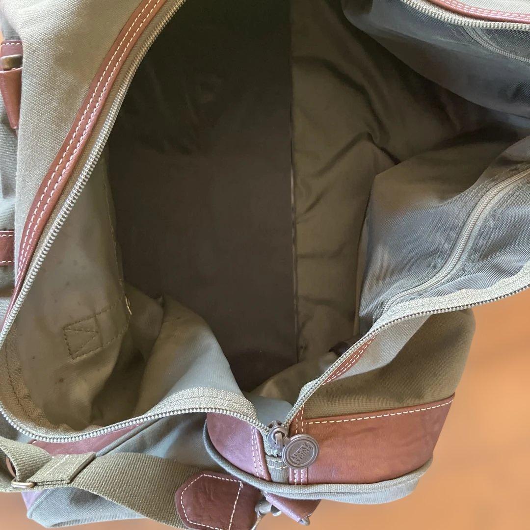 80年代　LUCKY STRIKE ボストンバッグ オリーブグリーン