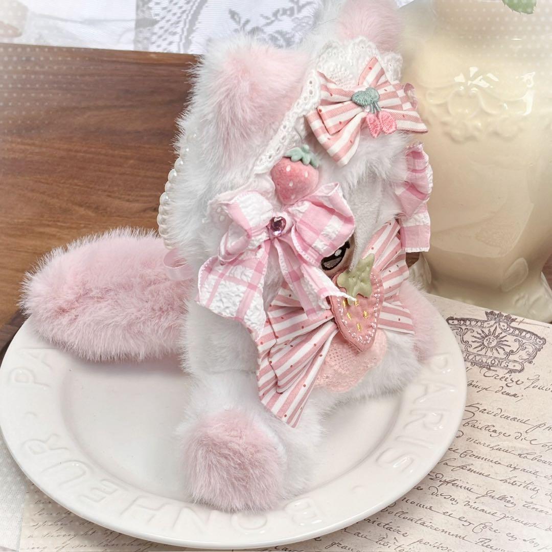 【すずか@万年おまとめ割 】イチゴ飴ネコちゃん#55&黒青ネコちゃん#41