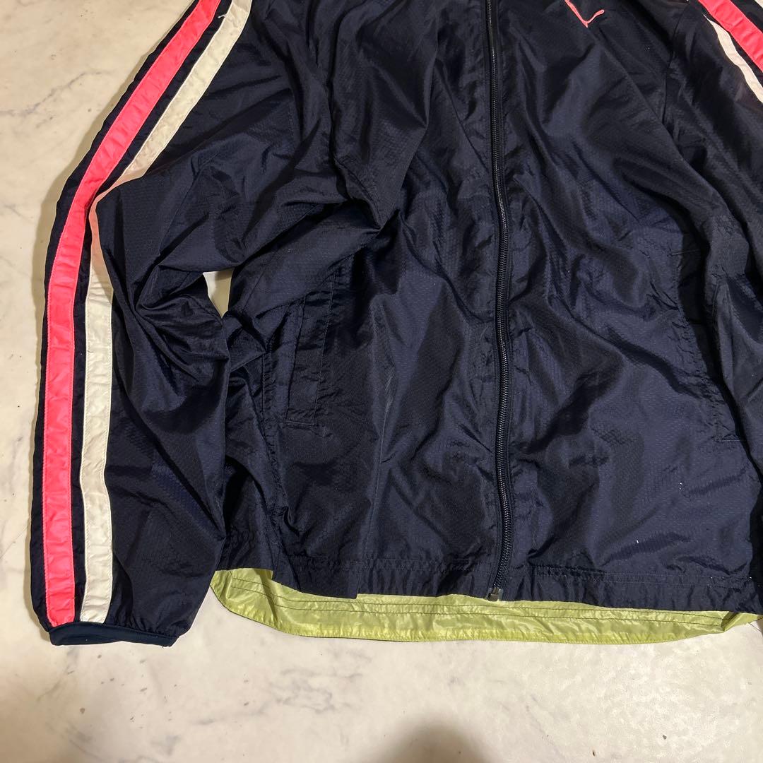 【新品】PUMA リバーシブルマウンテンパーカー M ストライプ／ボーダー