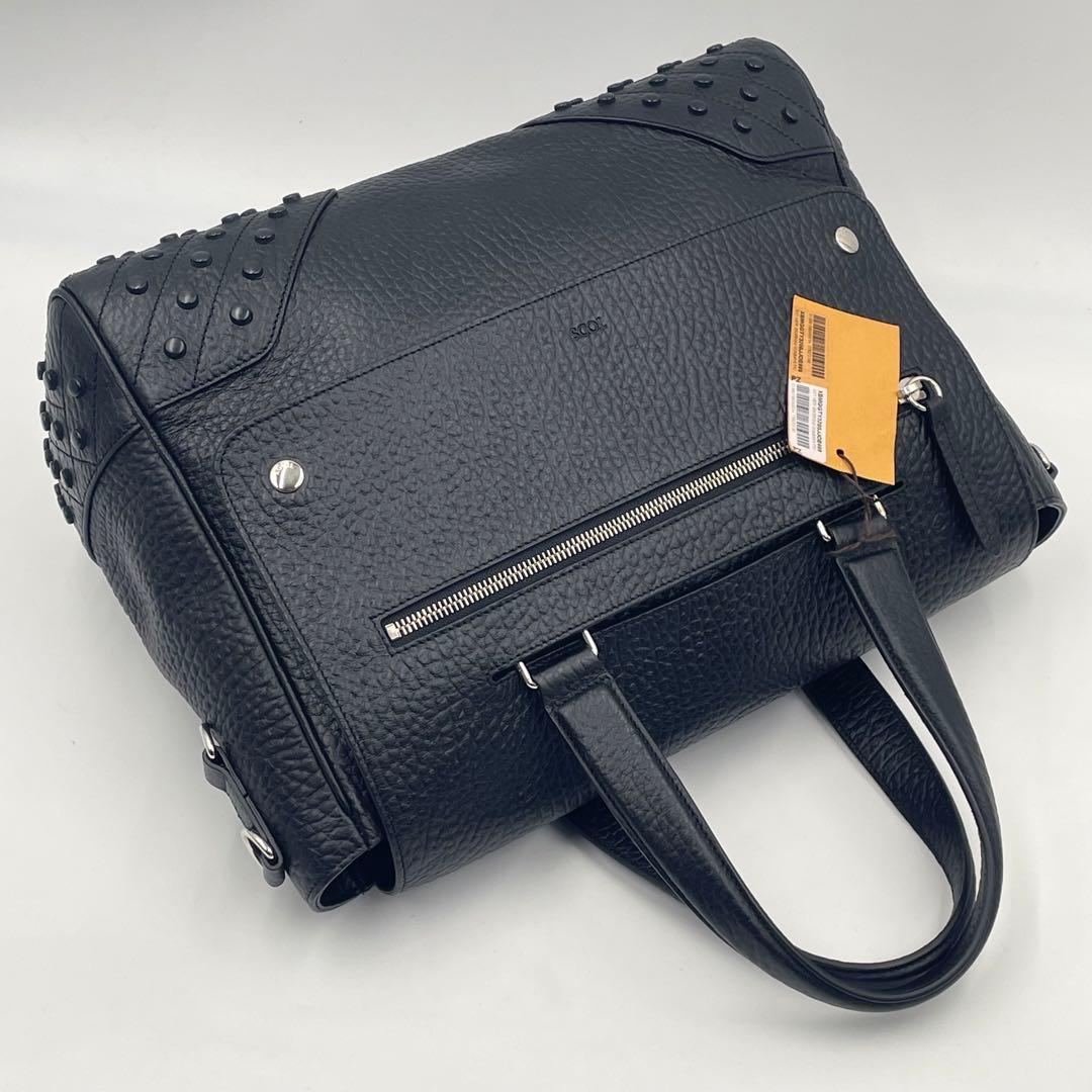 【未使用級】TOD’S ゴンミーニ エンベロープ レザービジネスバック2way