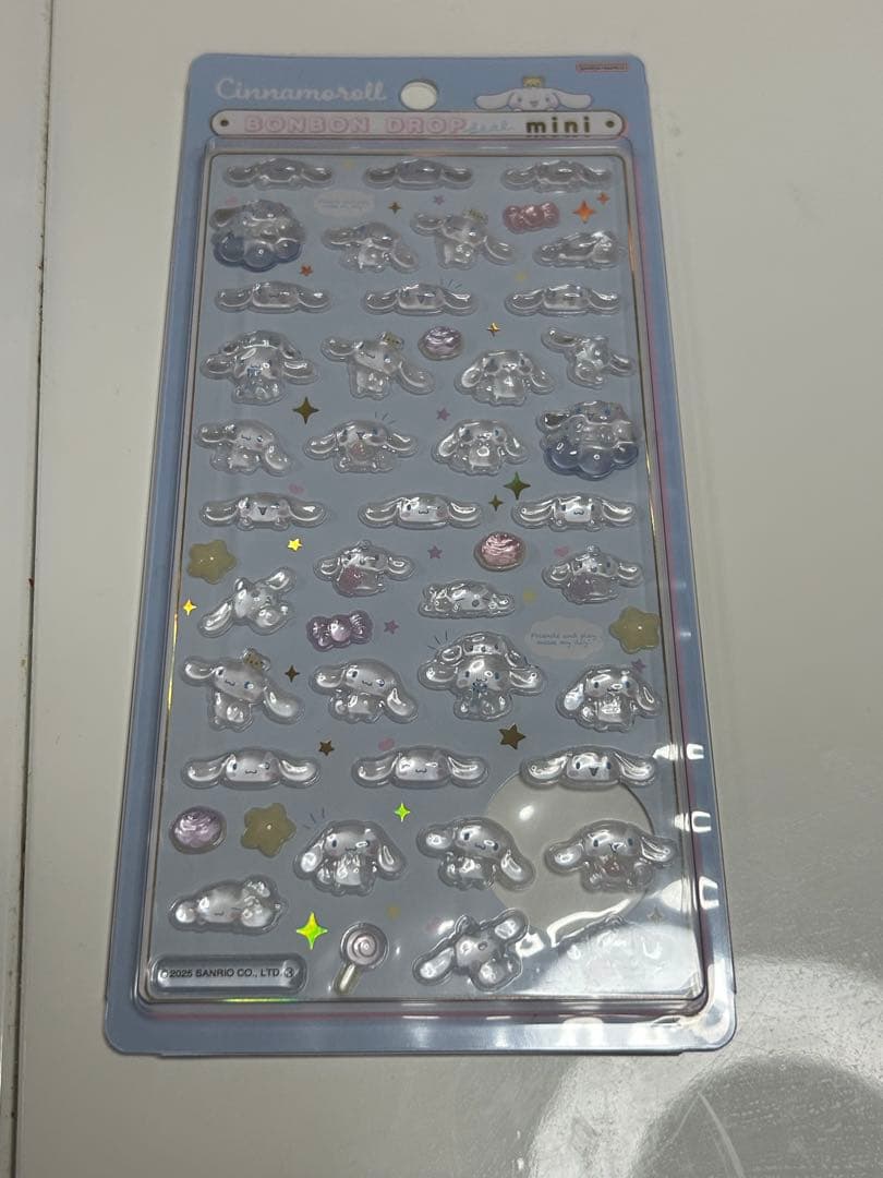 【正規品】サンリオミニボンボンドロップシールサンリオ7枚セット