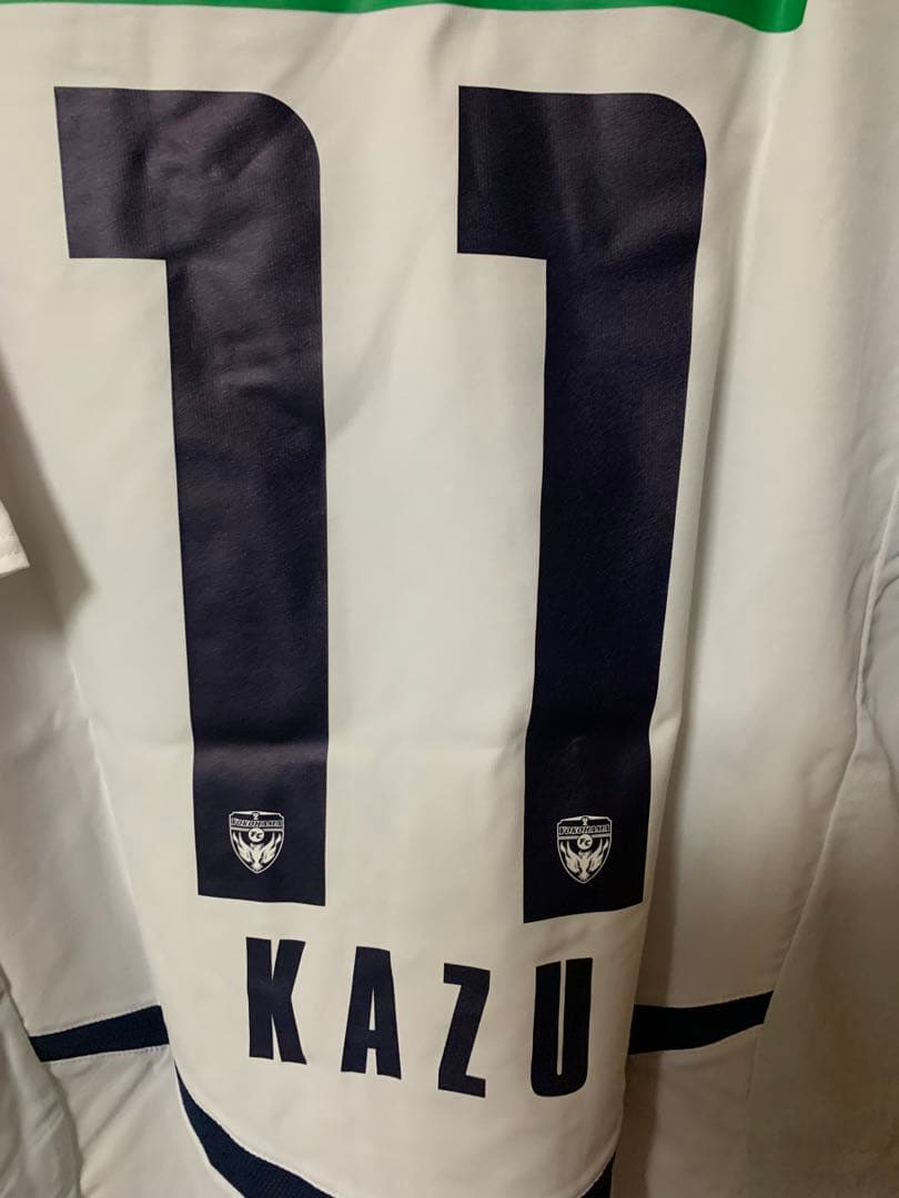 三浦知良選手横浜FC2011年オーセンティックユニフォームKAZU