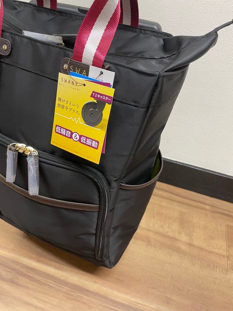 ◆未使用品◆ スワニー D-630 ポルド イス付 L21 ブラック×レッド色