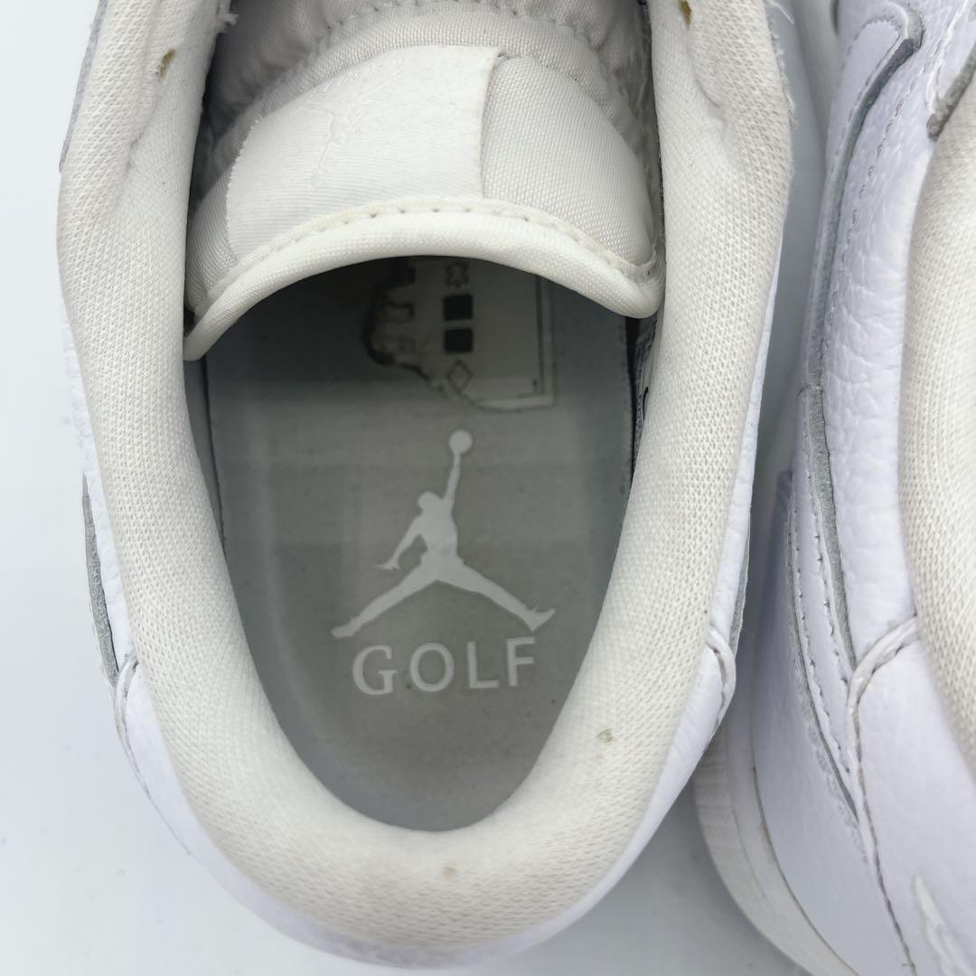 NIKE ナイキ エアジョーダン1ローゴルフ ホワイト27.5cm