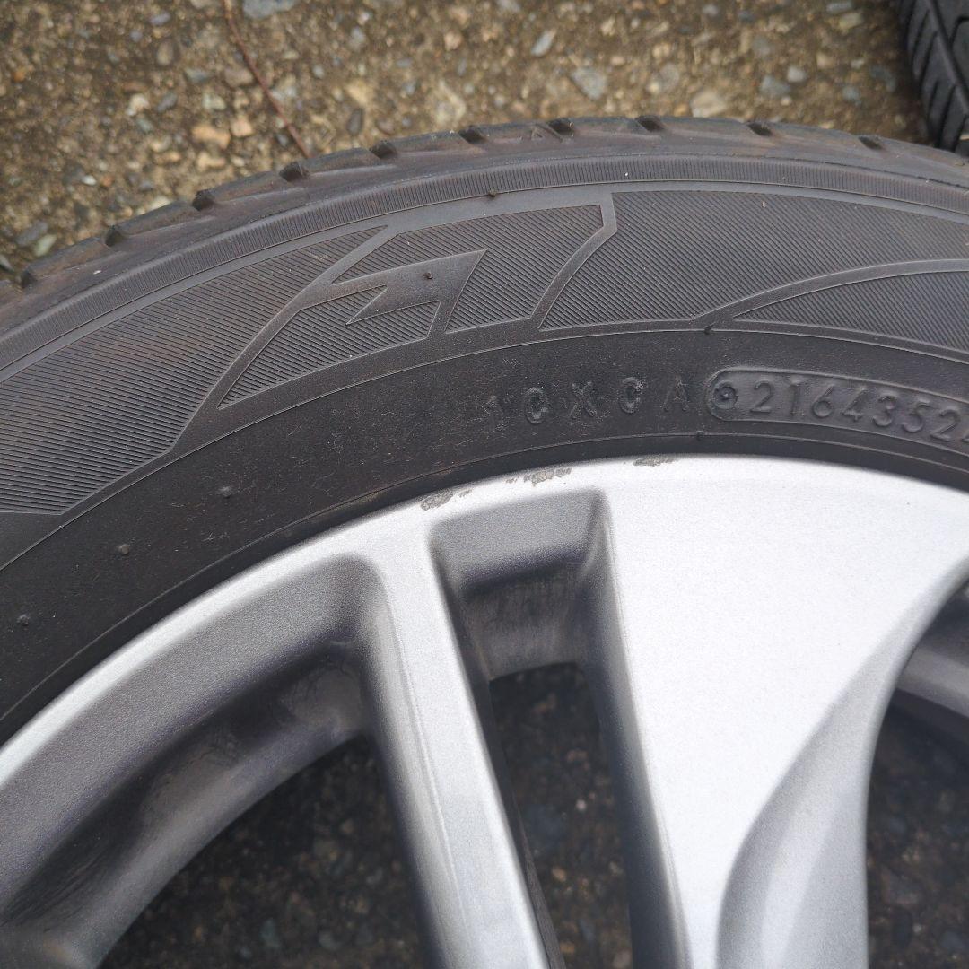 15インチ シルバー ホイールタイヤセット