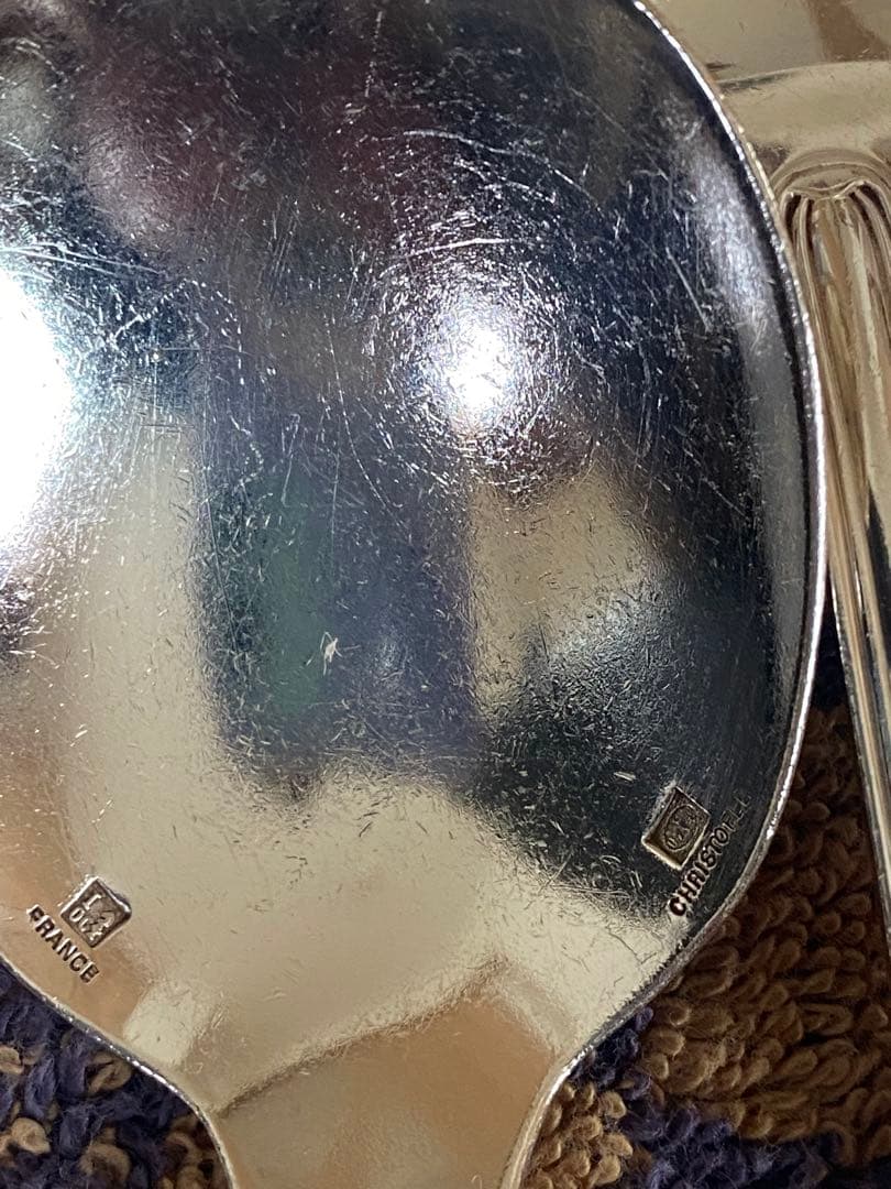 【希少】クリストフル シノン スープスプーン５本セット