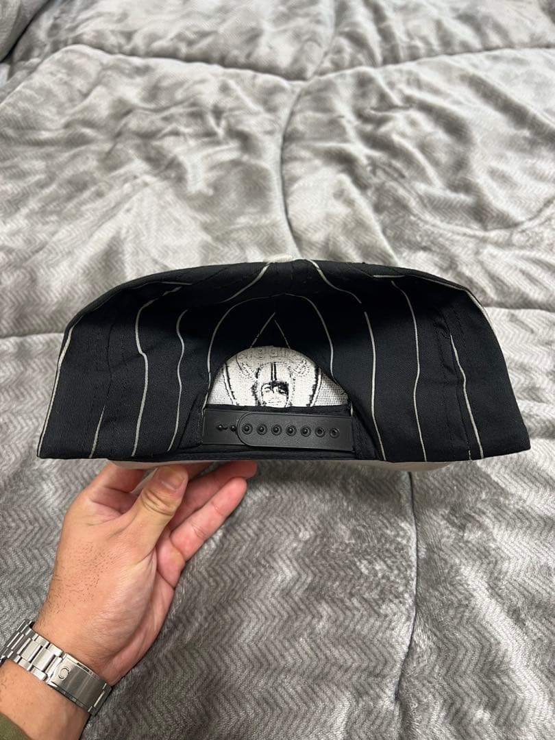 RAIDERS ストライプキャップ NFL公式 90s 希少 デッド