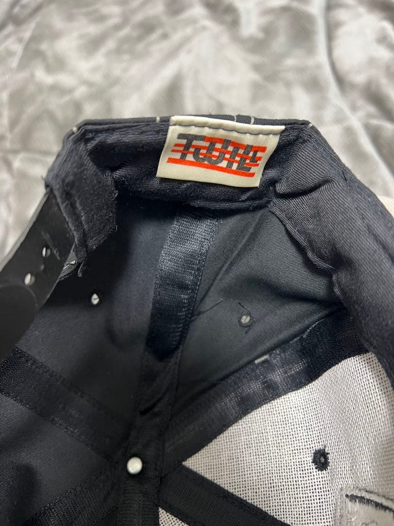 RAIDERS ストライプキャップ NFL公式 90s 希少 デッド